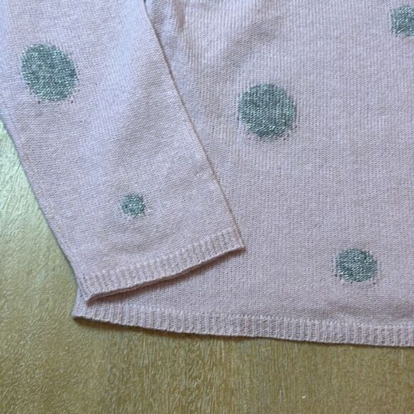 Quinn Polka Dot Cashmere Sweater - Picture 3 of 6